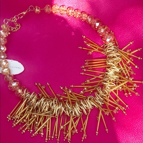 Natasha Couture Jewelry - Fabulous vintage fringed choker style necklace from Natasha